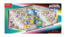 Pokemon TCG-Prismatic Evolutions Lucario ex & Tyranitar ex Premium Collection Box