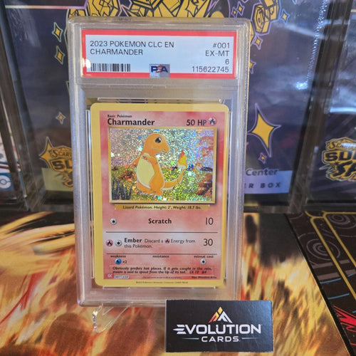 Pokémon Card TCG: CLC English Charmander 001/034 PSA 6