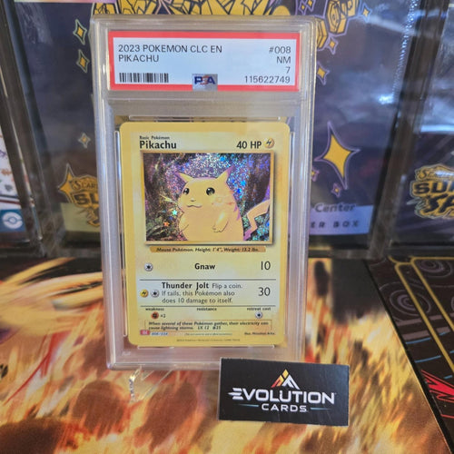 Pokemon Card TCG: PSA 7 Pikachu Holo 008/034 Pokemon Classic Collection English