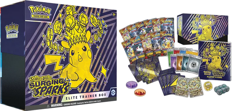 Load image into Gallery viewer, Pokemon TCG: Surging Sparks Elite Trainer Box
