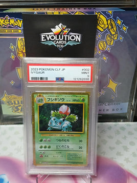 2023 Pokémon TCG Japanese Ivysaur #002 Graded Mint 9 PSA Card