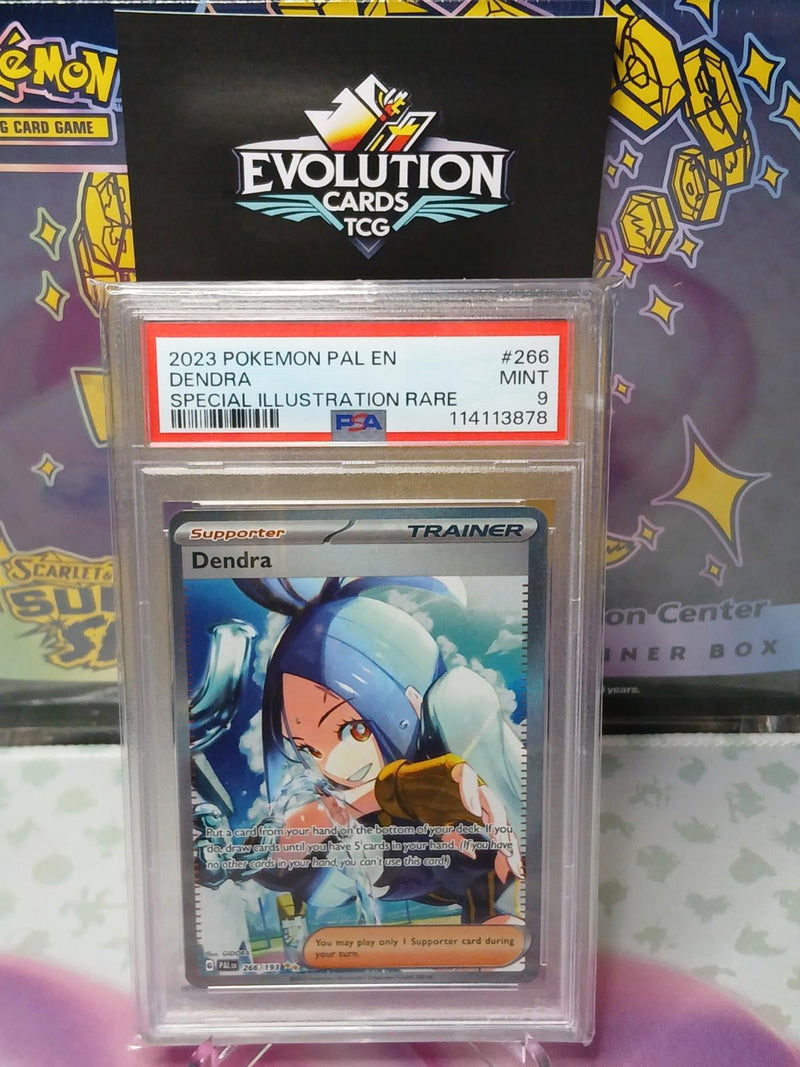 Load image into Gallery viewer, Pokemon TCG Dendra 266/193 Paldea Evolved -  PSA 9
