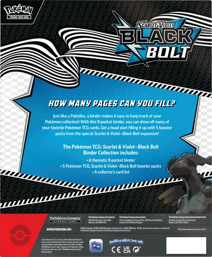Load image into Gallery viewer, Pokemon - Scarlet &amp; Violet 10.5 Black Bolt Binder Collection Zekrom
