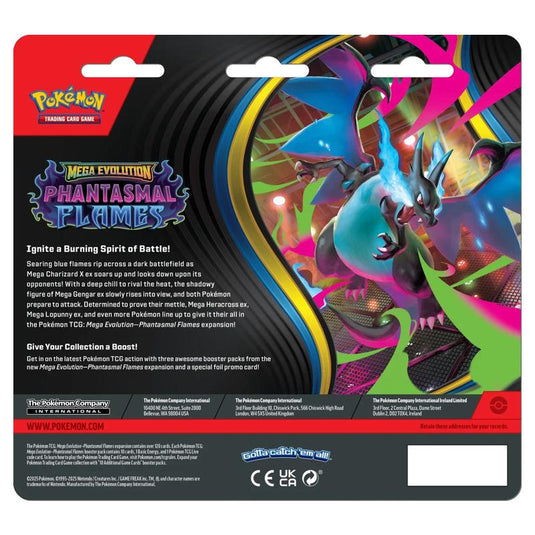 Pokemon TCG: Phantasmal Flames 3 Pack Blister Weavile