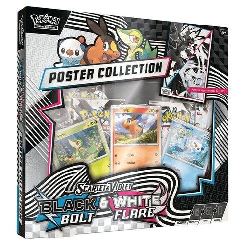 Pokemon - Scarlet & Violet 10.5 Black Bolt & White Flare Unova Poster Collection