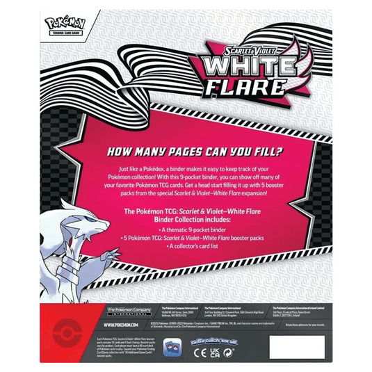 Pokemon - Scarlet & Violet 10.5 White Flare Binder Collection Reshiram