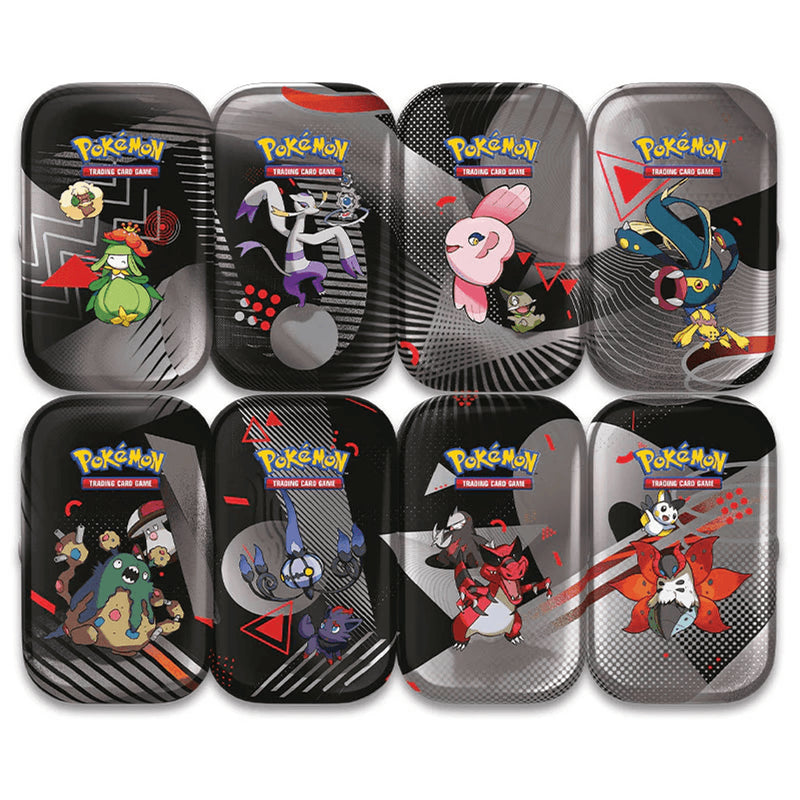 Load image into Gallery viewer, Pokemon - Scarlet &amp; Violet 10.5 Black Bolt and White Flare Unova X8 Mini Tin Box
