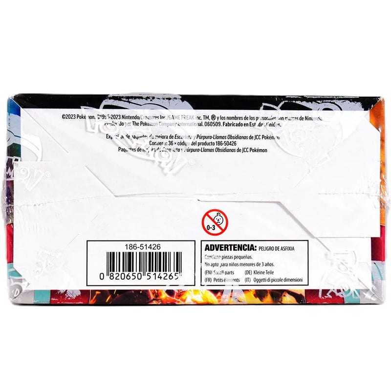 Load image into Gallery viewer, Pokemon TCG Scarlet &amp; Violet Obsidian Flames Booster Box Spanish (36 packs)
