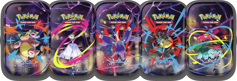 Load image into Gallery viewer, Pokemon - Mega Heroes Mini Tins Assorted Display x10 Count Mini Tin Box (Pre-Order)
