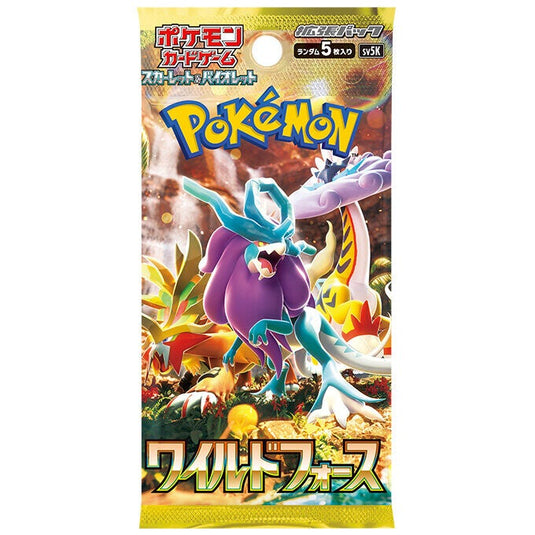 Pokemon Japanese TCG: sv5K BOX Wild Force Booster box