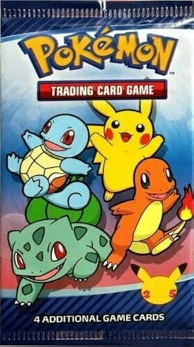 Pokemon McDonald's 2021 Booster Pack 25th Anniversary Edition