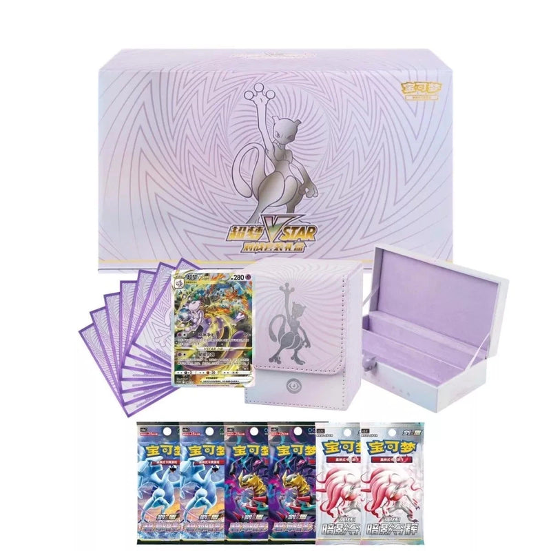 Load image into Gallery viewer, S-Chinese Pokémon Mewtwo V-Star Battle Set Gift Box
