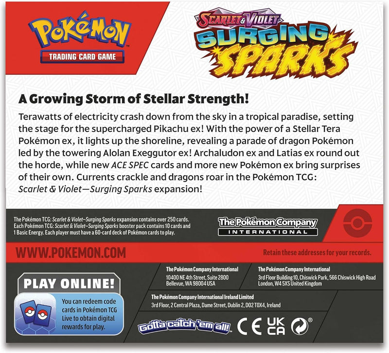 Load image into Gallery viewer, Pokemon TCG: Surging Sparks - Booster Box (36 Packs)

